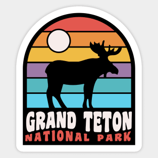 Grand Teton National Park Moose Jackson Hole Sticker